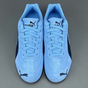 Blue Low-Top Puma German Training Style Sneakers